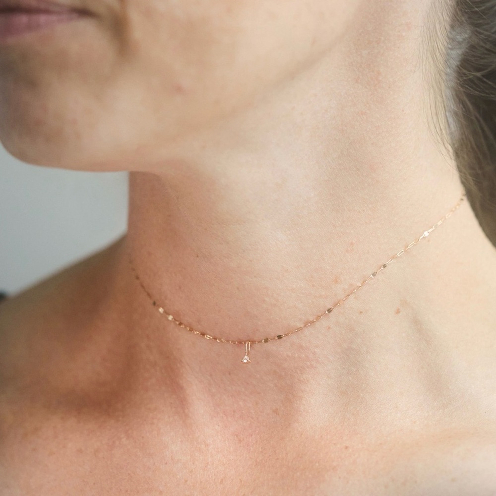 CATBIRD Tinsel Choker in White Gold - Picture 5 of 5